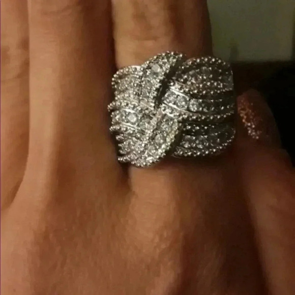 Luxury Big 925 Sterling silver Rings NWB… - Picture 6 of 13